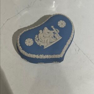 Wedgwood Jasperware Heart Shaped Box